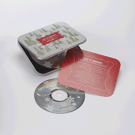 Holiday CD music list and CD art